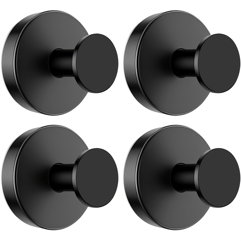 TEMU Suction Cup Towel Hooks, Shower Hook For Inside Shower, Stainless Steel No Drill Bathroom Hook Towel Rack Robe Hook Storage For Glass Mirror