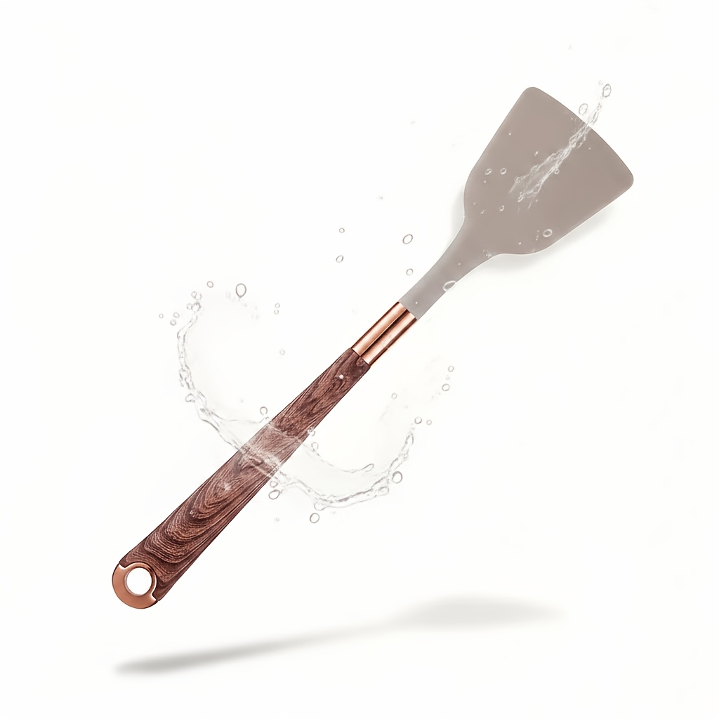 TEMU 1pc Silicone Kitchen Utensils, Spatula, Heat-resistant, Easy To Clean, Safe Cooking Tools, Suitable, Halloween, And , Kitchen Spoon, Household