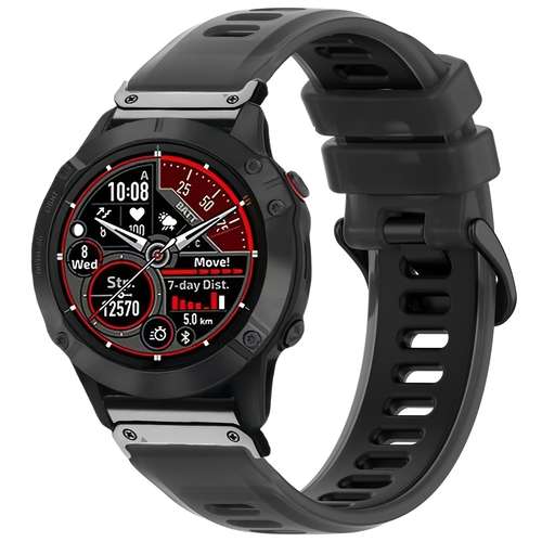 Cinturino Quick Fit 22mm In Silicone Per Fenix 8/7/EPIX 2/Forerunner 965 E Altri – Regolabile, Traspirante, Sgancio Rapido