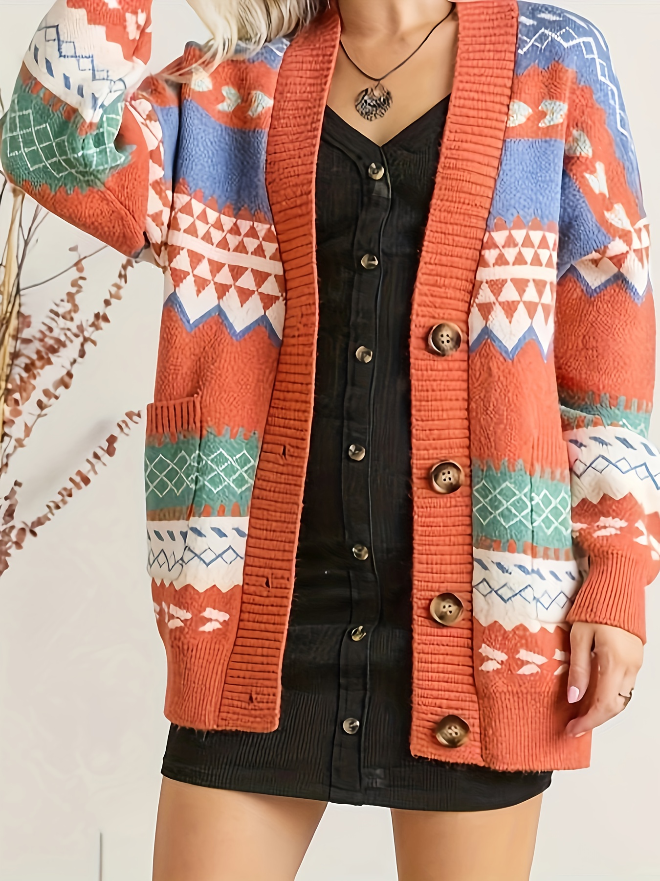 plus size women's christmas sweater cardigan elegant open Temu