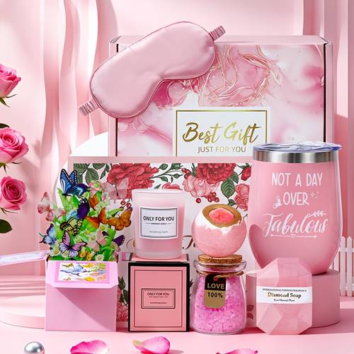 8pcs womens basket set the perfect valentines day gift for wives and mothers day gift for daughters and mothers the for best gift for and sisters a self care treat or a christmas present