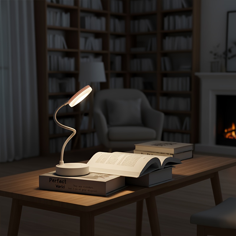 Rechargeable 360° Adjustable Arm Smart Lamp with Dimming