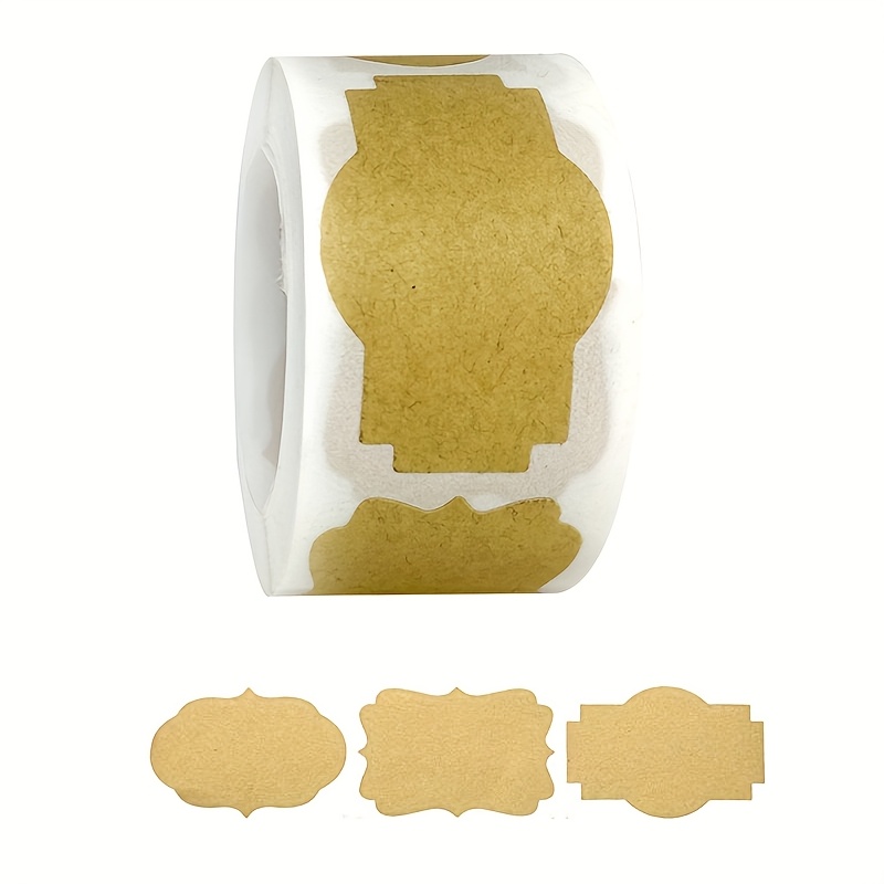 1250pcs/roll Gift Universal Label, Self-adhesive Sticker, Suitable For Cosmetics, Kitchen Food, Crafts, Jewelry Display And Packaging Marking Universal Label