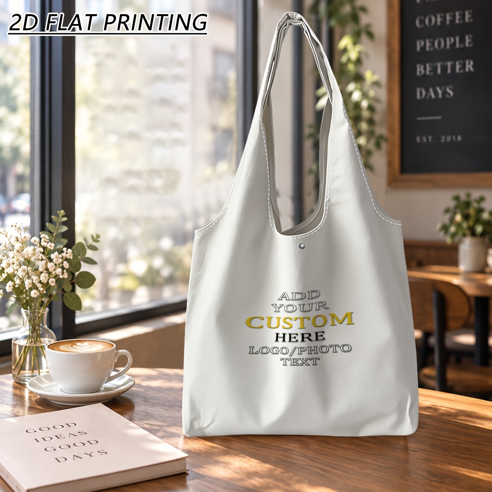 TEMU Custom Offering Personalized Images, Messages, And Creative Details For Special Gifts And Daily Use, 1pc Custom Pattern Casual Shoulder Bag,