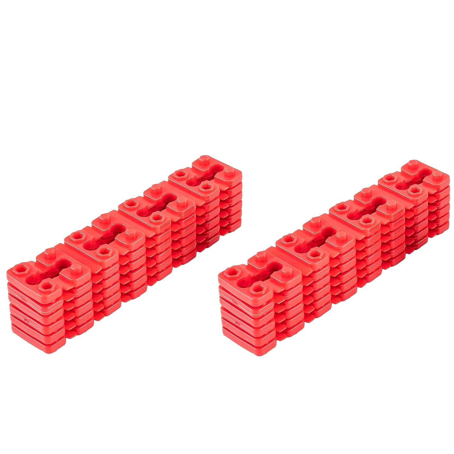 TEMU Lot de 48 entretoises en plastique pour kit d'extension de boîte électrique, cales d' de plaque murale empilables et entretoises de dosseret de