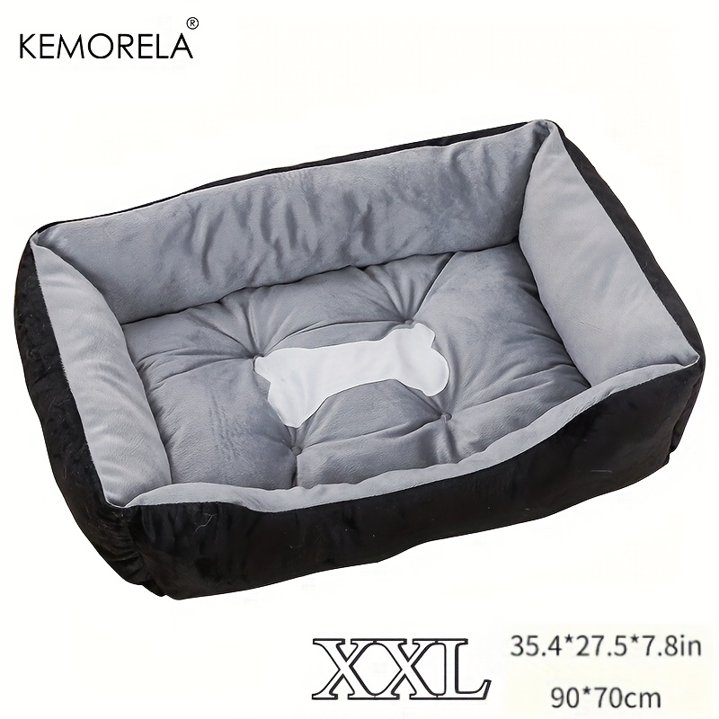 E-shop KEMORELA Orthopädisches, weiches Hundebett für ganzjährigen Gebrauch - Hohe Elastizität, gemütliche Unterstützung, gefüllt mit weißem PP, für
