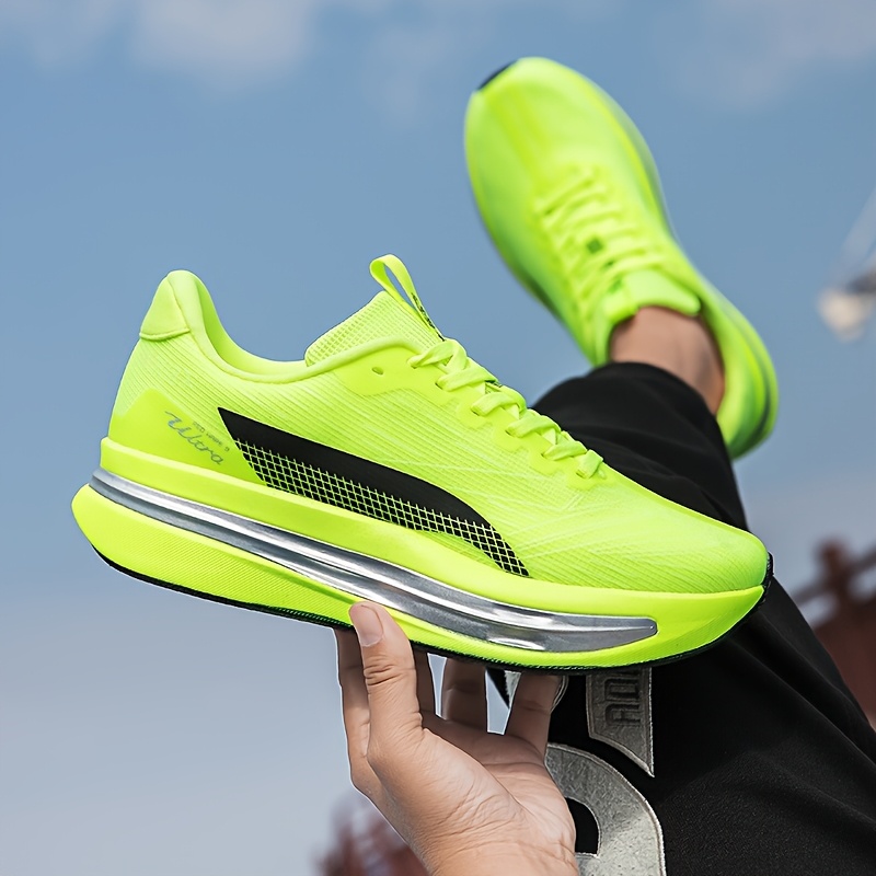 New Trend Anti-Slip Odor-Resistant Ultra-Light Capsule Running Shoes for Men, Lightweight Cushioned Speed Training Professional Sneakers