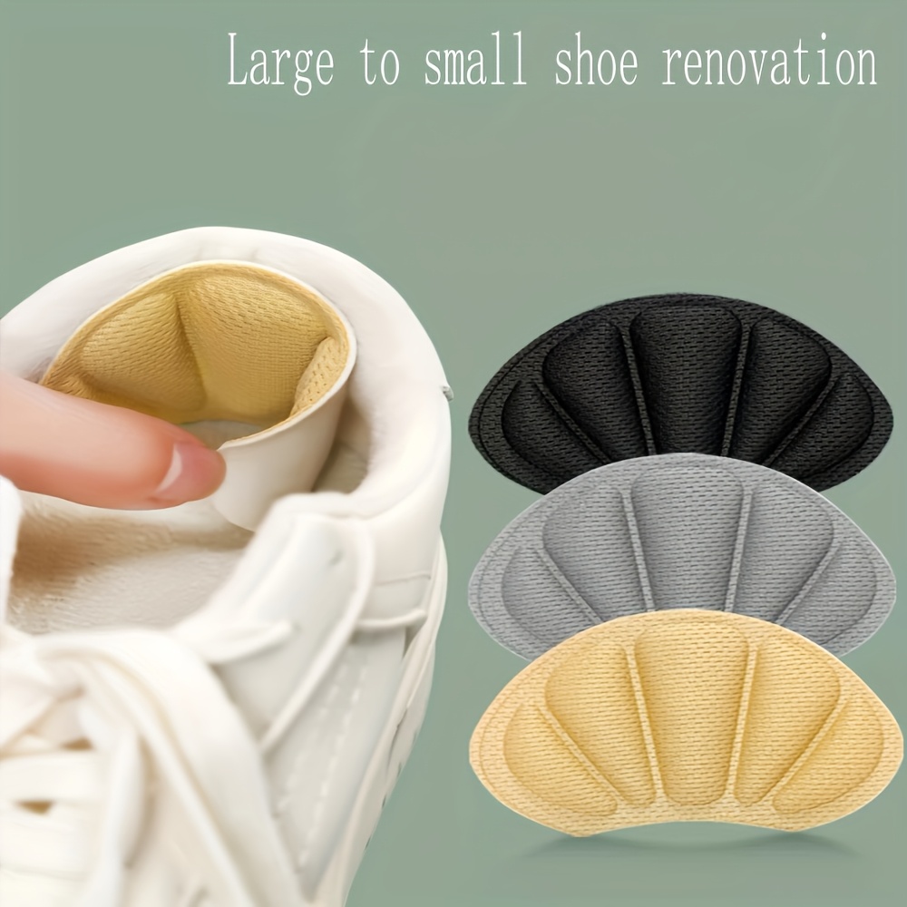 2/4pcs Heel Pads, Foot Care Protectors, Adhesive Shoe Stickers Suitable for Men's and Women's Casual Shoes, Sneakers
