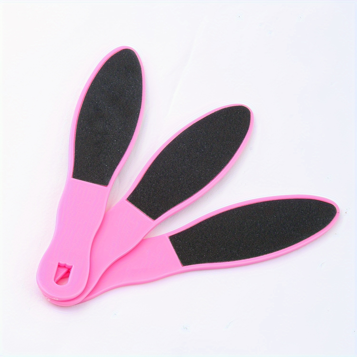Image of Megia 3pcs Dual-sided Foot File - Callus & Dead Skin Remover, Reusable Pedicure Tool For Smooth Feet, Ideal For Cracked Heels, Exfoliating, Foot Brush