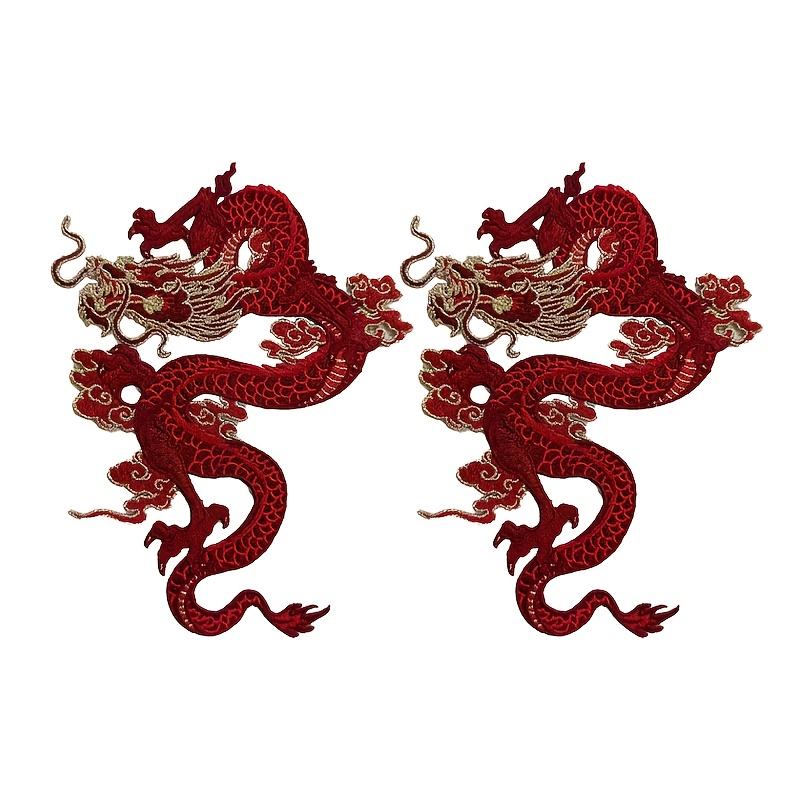 TEMU 2 Nouveaux Patchs Brodés Doré pour Couture Vêtements Chapeaux Chemises Autocollants Patch