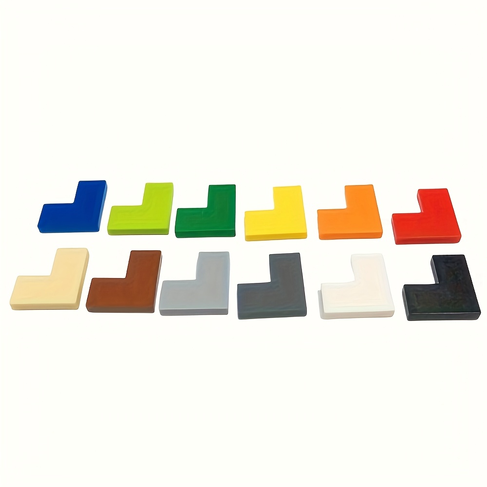 80pcs 2x2L Low Wall Flat Corner Bricks for MOC 147219