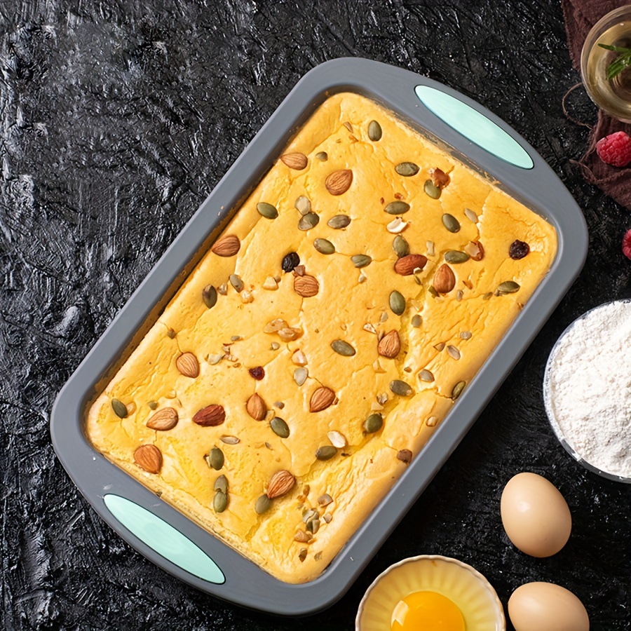 

1pc, Silicone Rectangular Cake Pan, 8.4''x13.5'', Baking Cake Mold, Baking Pan, Oven Accessories, Baking Tools, Kitchen Gadgets, Kitchen Accessories
