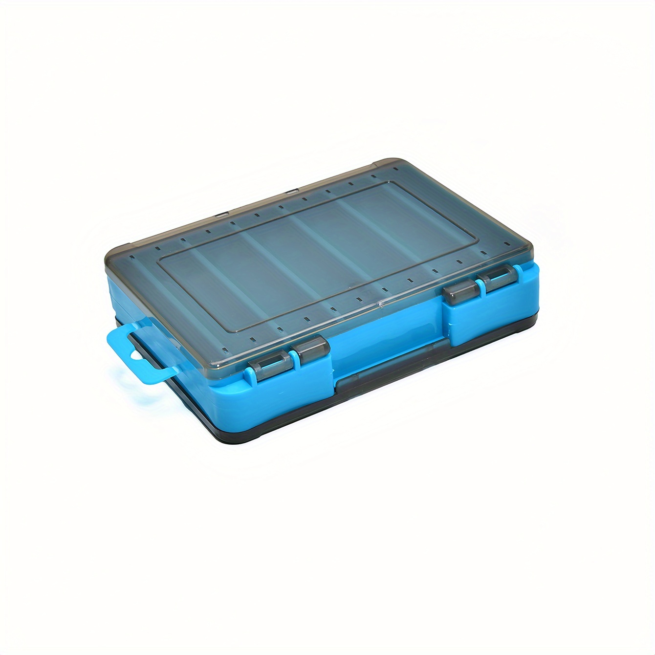 TEMU Dubbelzijdige Tackle Box 12-Vaks Aas Bait Haak Houten Garnalen Opbergdoos Vis Benodigdheden Tool Opbergdoos Karper Shaker Visbenodigdheden