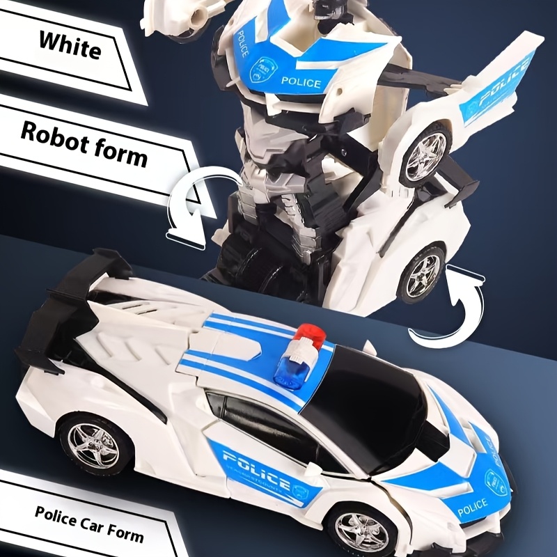 Remote Control Car, One-button Transform Robot Spider Transformer Toy Car With Cool LED Headlights, 2.4Ghz 1:18 Scale, 360 Degree Rotation Drift, Christmas Birthday Gift For Boys And Girls