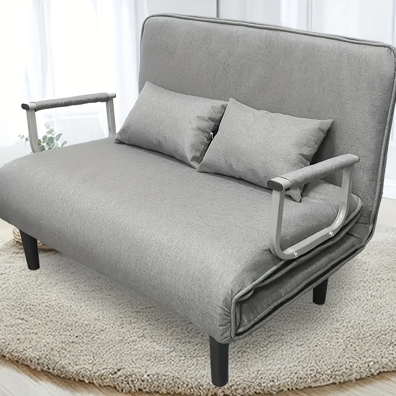 TEMU 2 Sofa Beds, Space-saving Folding Sofa Beds - Large-sized Beds With 2 Pillows- Easy To Assemble. Modern , For Small-sized Apartments, Living