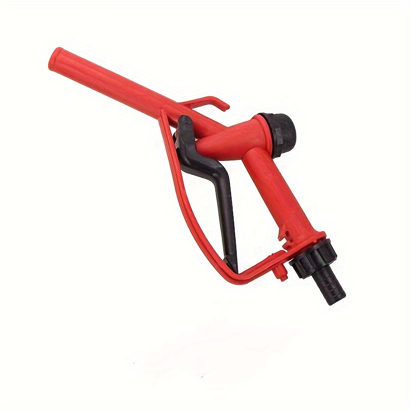 1pc Plastic Manual Heavy Duty Fuel Nozzle With Hook Straight Nozzle - And Petrol Nozzle 45l/m