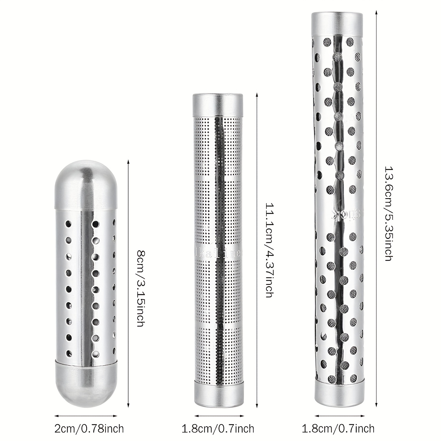 Image of 3pcs Stainless Steel Water Filtering Sticks | Alkaline Hydrogen Water Ion Mineral Sticks For Home, Office, Travel Use