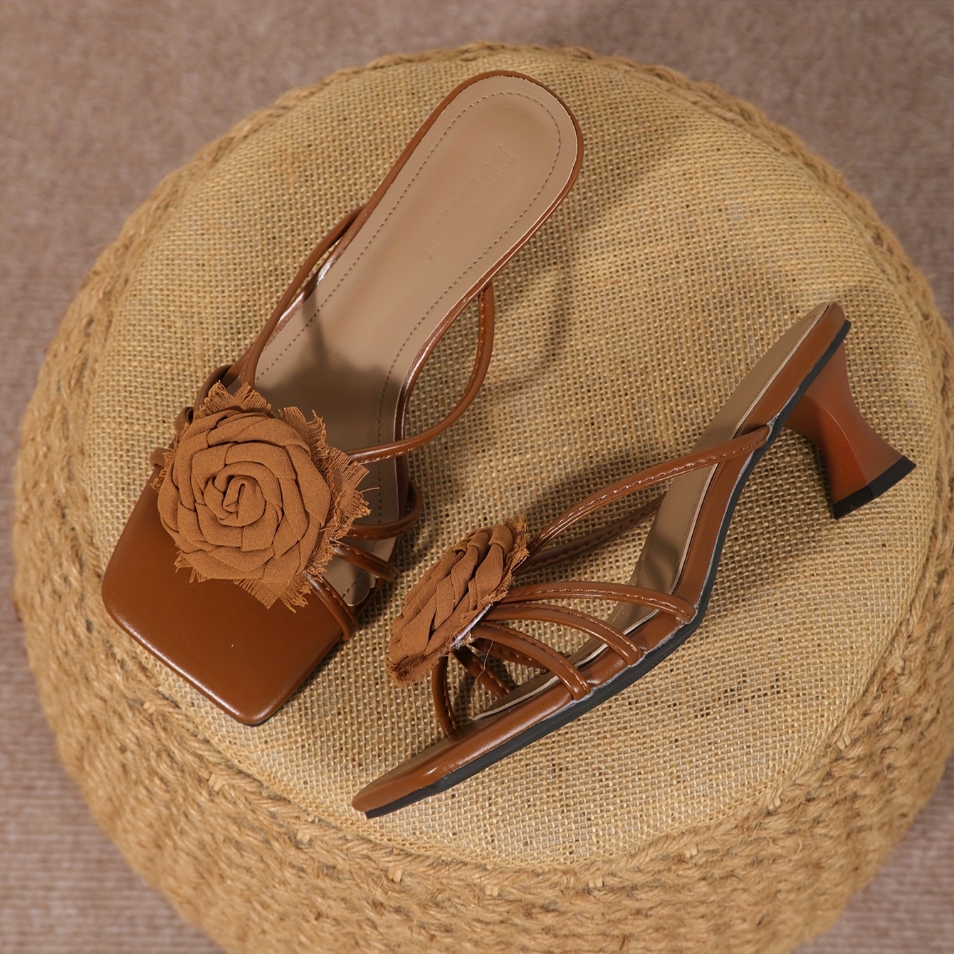 new   heels camellia fashion versatile fairy slides womens outdoor slip on shoes women shoes details 4