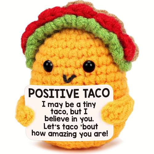 a motivational gift featuring a yellow tower that pairs well with hat and a red scarf encouraging women suitable for birthdays or christmas a desktop decoration a gift for women a doll ornament
