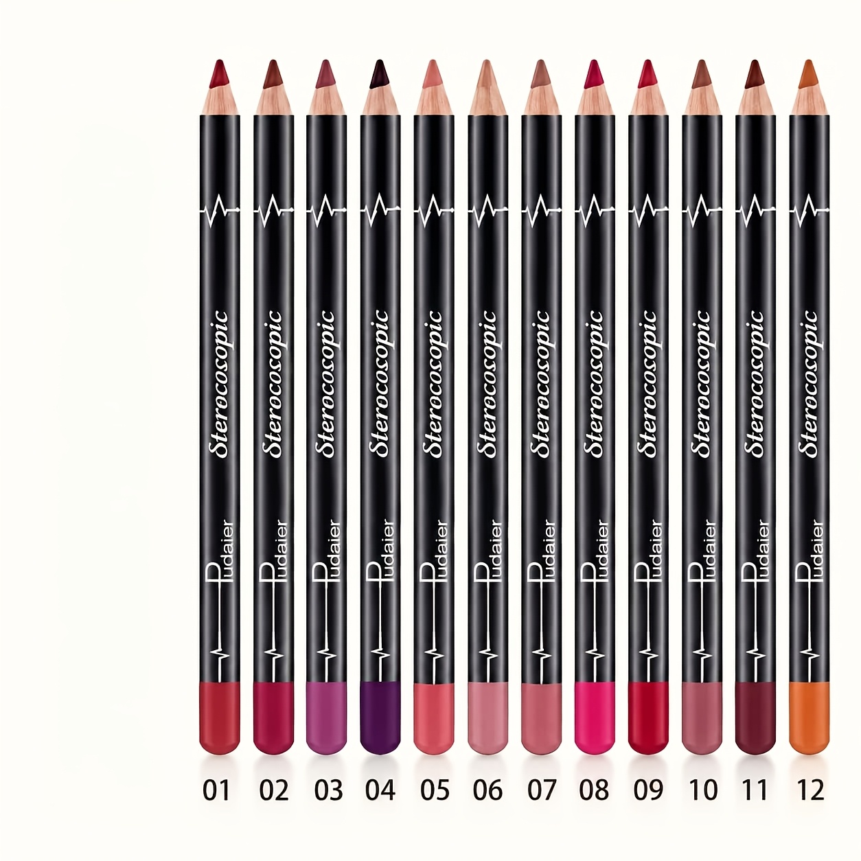 Lip Liner Pencil, 12pcs High Pigmented Creamy Matte Lip Liner Set, Girls And Women Lipstick Pen Lip Makeup Gift Sets For Daily/travel/party/work