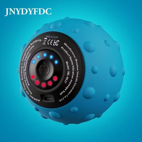 jnydyfdc 6 speed portable rechargeable vibration massage ball suitable for muscle exercise and designed to relax hands waist neck legs and back allowing one person to enjoy the massage