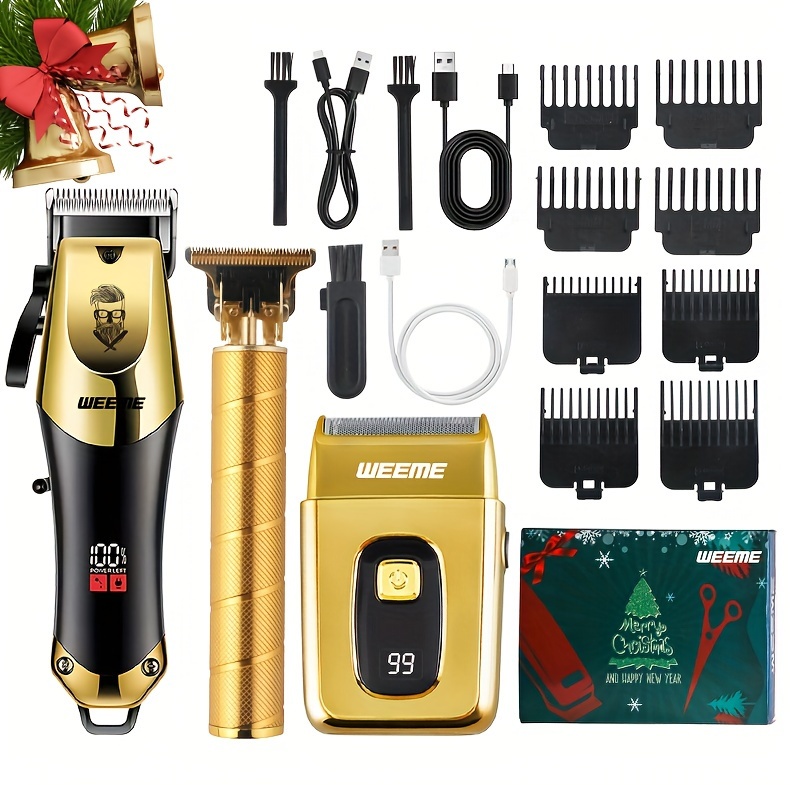 WEEME Professional Hair Clipper, USB Charging Wireless Hair Clipper, Men's HairCutting Kit, Easy to Trim Hair And Beard, Precise Comfort, BirthdayGift, Christmas Gift, Father's Day Gift, for Dad, for Boyfriend