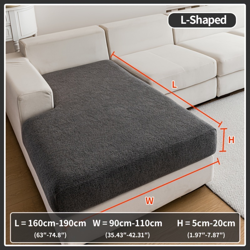 1pc Stretch Sofa Cover - Modern Non-slip Couch Protector, Pet-friendly Elastic Slipcover For Living Room, Fits L-shaped & All Seat Sofas