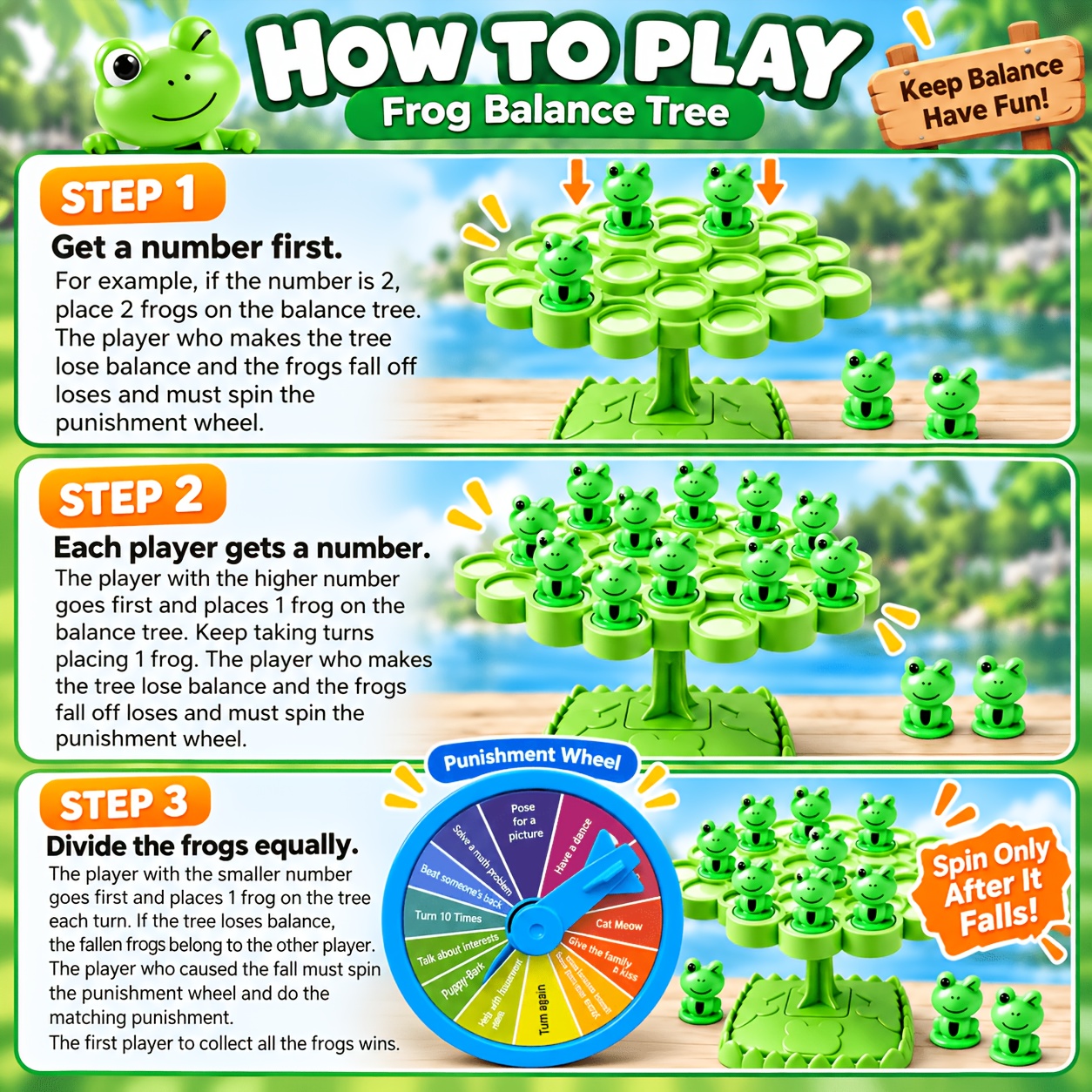 Balancing Tree Board Game for Family Interaction