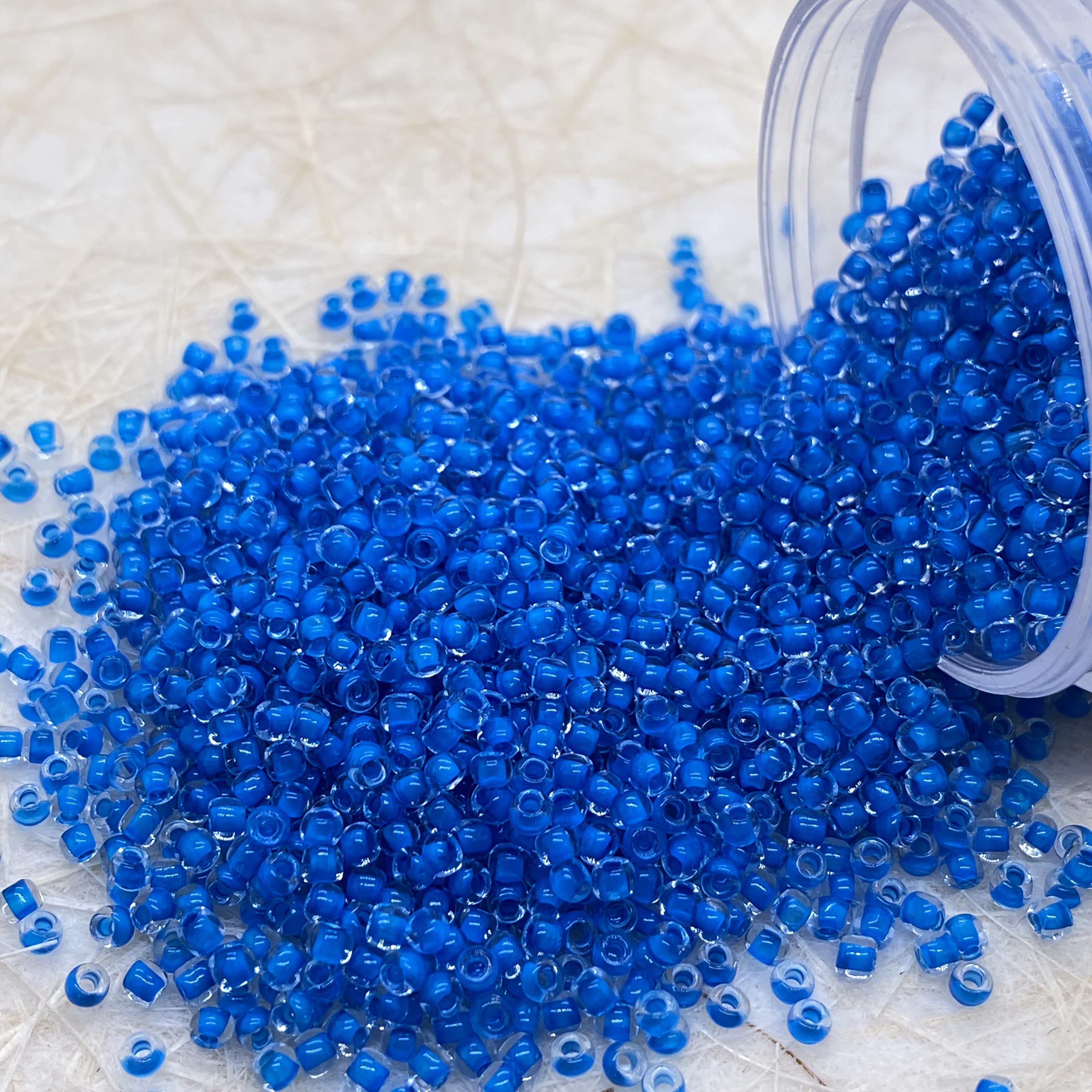 230 Stück Mattblaue Acrylperlen – 8 Mm, 2 Mm Loch, Für DIY Armbänder & Schmuck