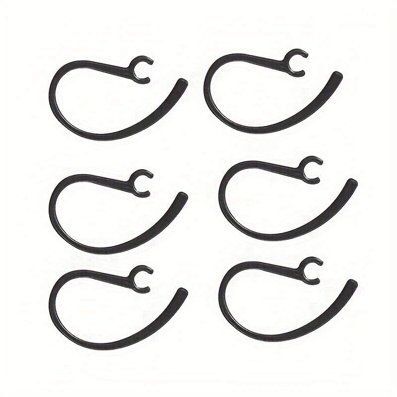 TEMU Gancho para Auriculares Inalámbricos de 6mm/8mm/10.5mm, Clip de Gancho para Auriculares, Accesorios de Repuesto para Auriculares