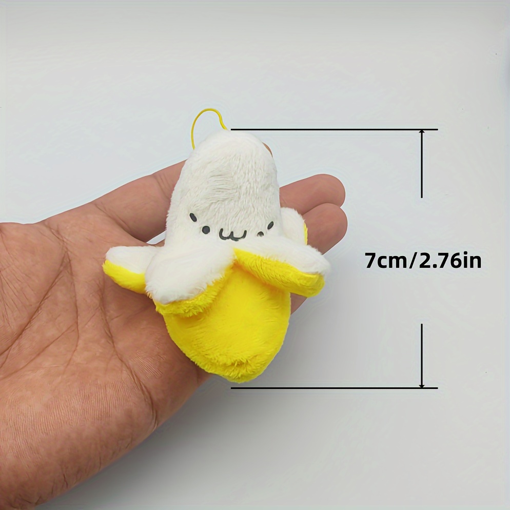 Keychain Banana Cuddly Toy Banana Peel Phone Bag Keychain Key