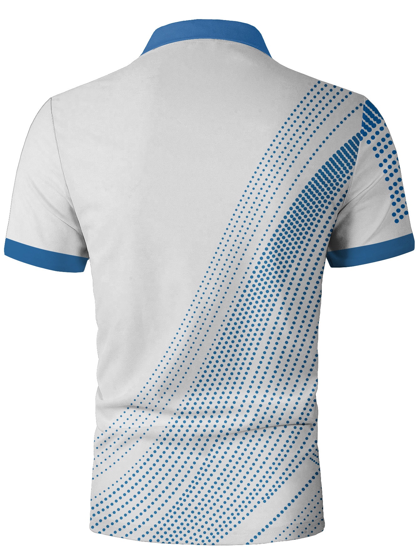 Men's Classic Polka Dot Golf Polo Shirt