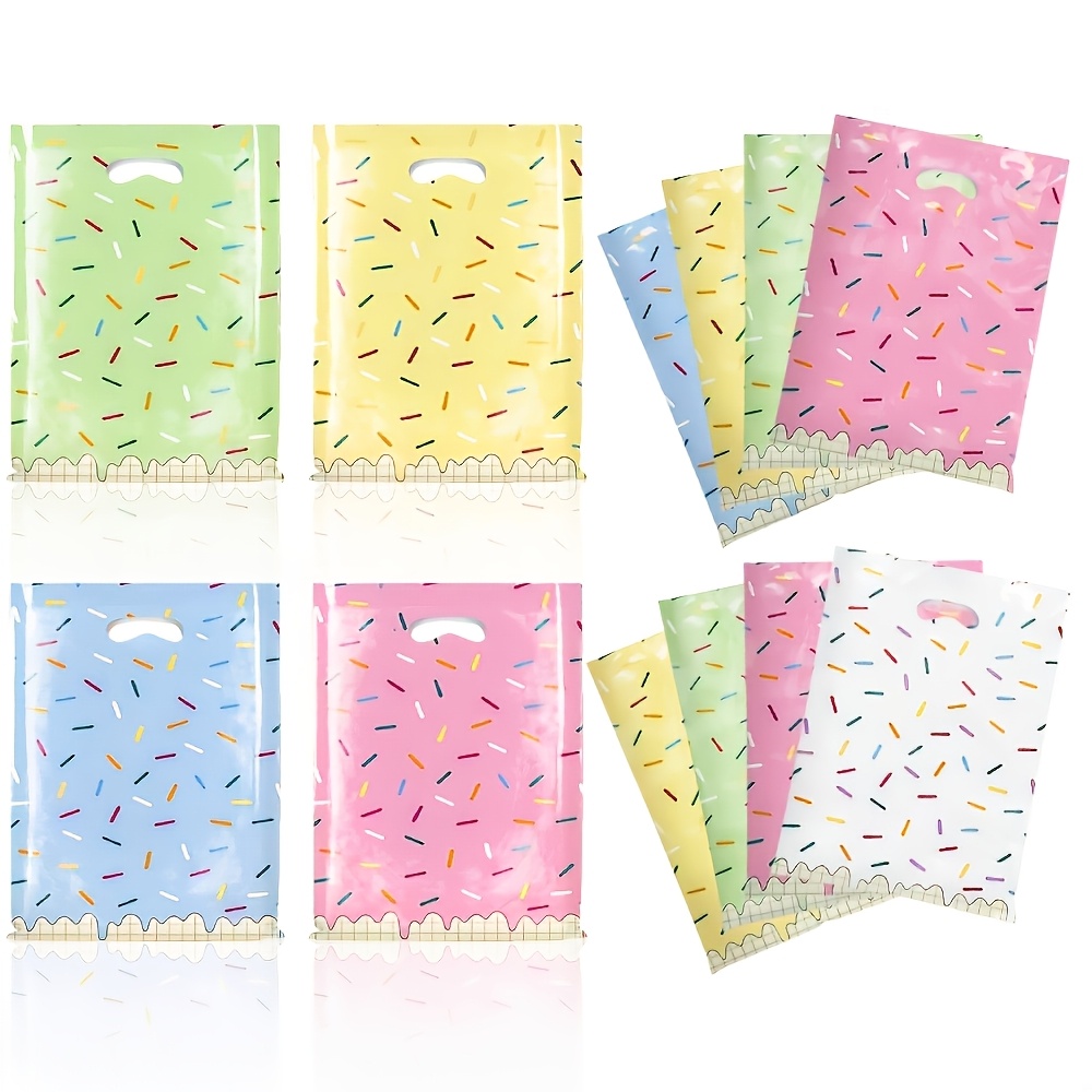 TEMU Cadeau pour Elle/Lui Lot de 20/40 pcs Sacs Cadeaux Petits pour Fêtes, Mariages, Anniversaires - Multicolores avec Mignons Showers, Friandises,