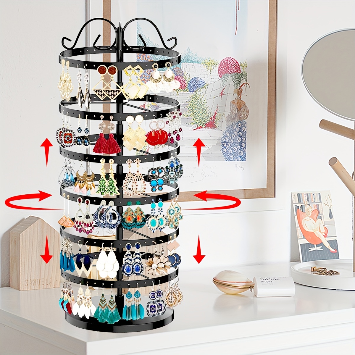 earring holder sold on Temu United States