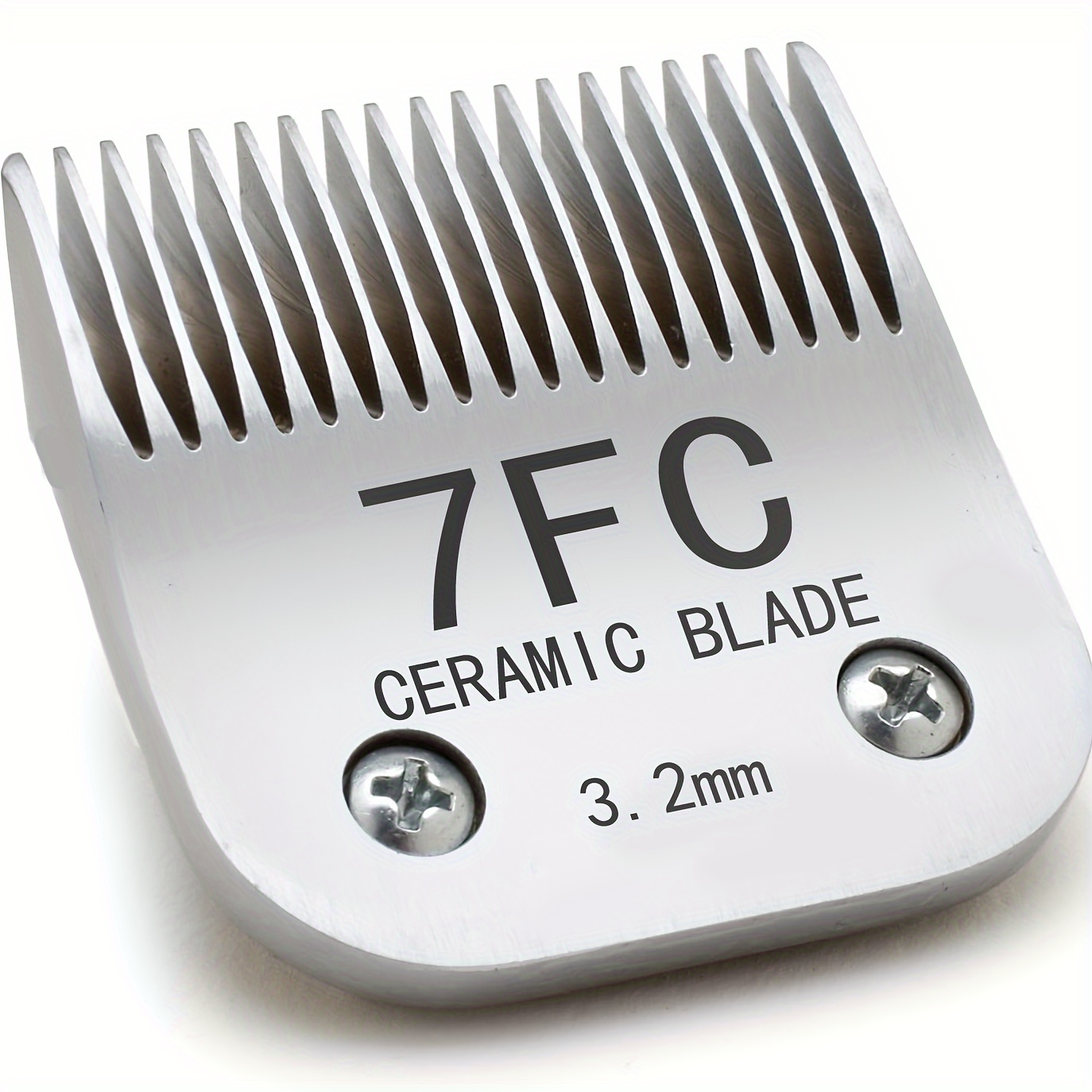 Image of 1pc 7fc Blade Compatible For Pet Clippers - Sharp Ceramic Dog Grooming Blade Suitable For Ag/agc Clippers, Replacement Blade For Dog Hair, Trimming & Clippering (1pc)