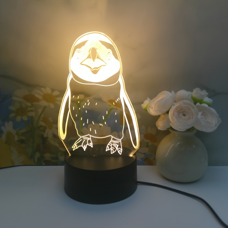 

Penguin-shaped Led Night Light With - Usb Powered, Home Use