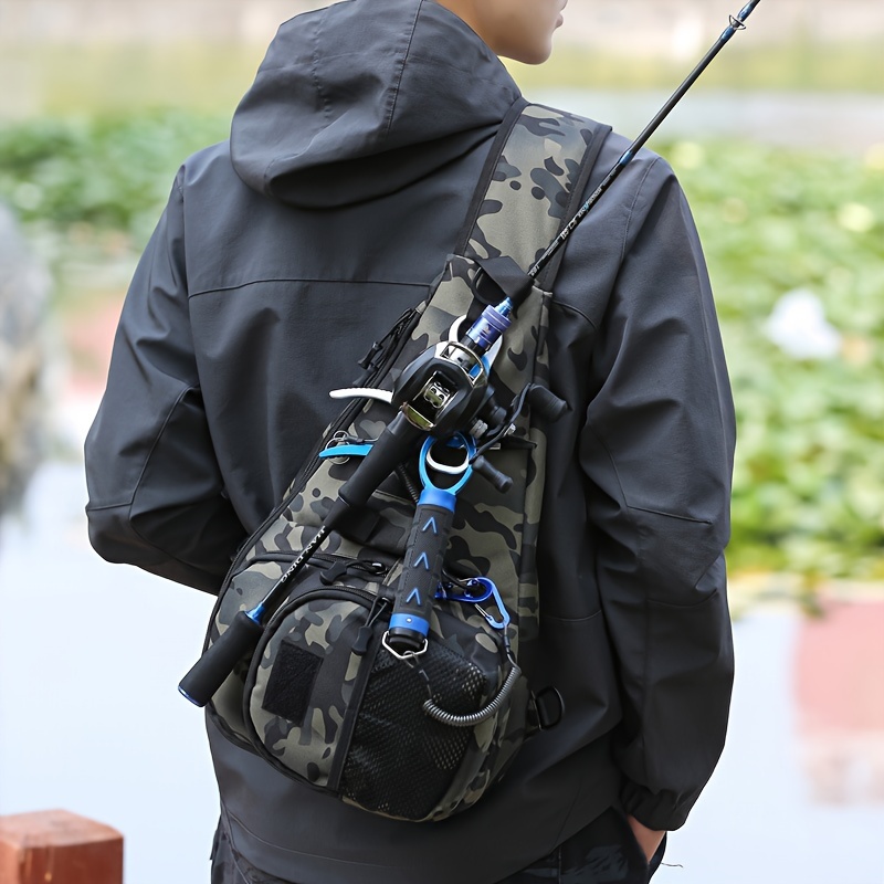 Outdoor Chest Bag Men Fishing Tackle Bag Multifunction Sling