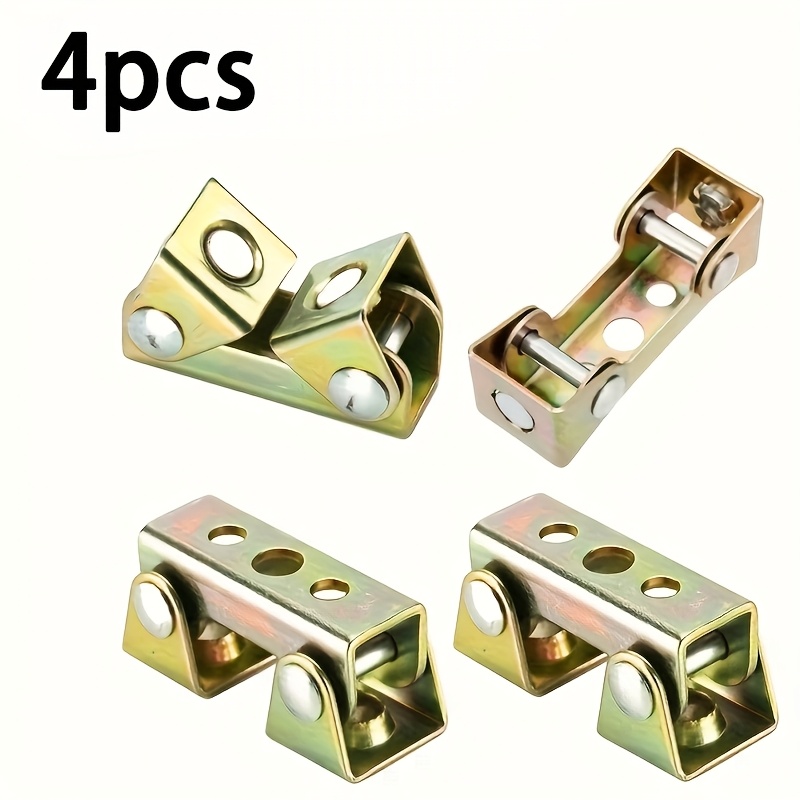TEMU 4pcs Adjustable Magnetic Welding Clamps - V-type Heavy-duty Metal Clamps With Tack Welding, Panel Clamping & Metalworking - Durable Welding
