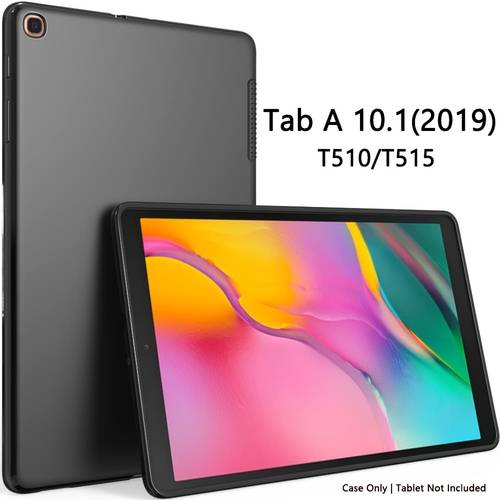 item picture for samsung galaxy tab 1 2019 case compatible models t515 made of soft tpu material lightweight scratch resistant protective cover black for daily use durable protection scratch resistant for tech