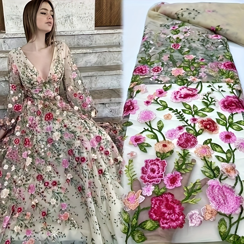 fabric for dress sold on Temu United States