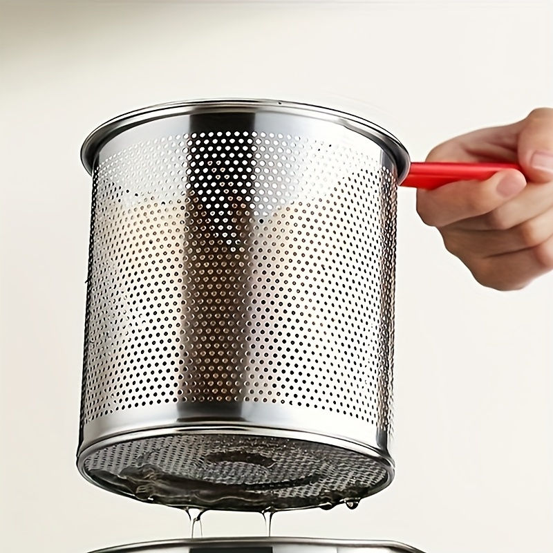 a mini   fryer made of stainless steel featuring a removable oil filter and lid suitable for deep frying on induction cooktops an essential kitchen tool for   6