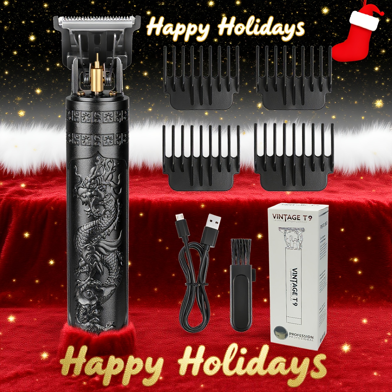 TEMU Kikido And Home Products/personal Care/shaving And Hair Removal/men's Shaving And Hair Removal Products/men's Beard Care/beard Trimmer, Electric