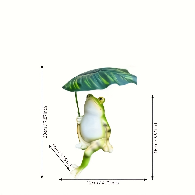 E-shop Ein mit Regenschirm, eine bezaubernde Gartendekoration für den Außenbereich mit einer niedlichen -Figur.