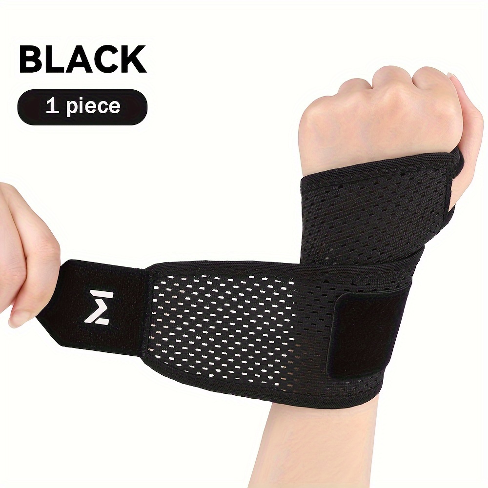 Image of 1 Adjustable Sports Wristband, Wrist Joint Support Compression Wristband, Comfortable And Breathable, Suitable For Men And Women, Fits Everyone