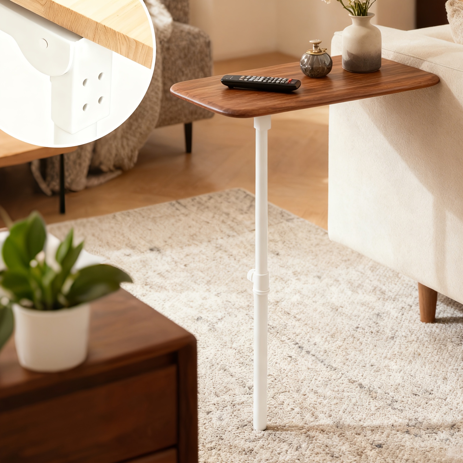 TEMU Multi-functional Folding Table Legs - 90° Adjustable Metal Table Legs, Universal Replacement Legs For Camping/trunk/coffee Table/desk, Durable,