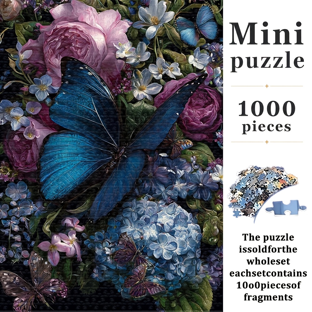 immagine dell'articolo 1000 pezzi di mini puzzle lisci e frammentati, gioco puzzle casual stabilito con materiali eccellenti,   da solo per liberarti dalle preoccupazioni banali, raccogli tutta   per goderti il divertimento dell ggio, prodotto   17.7  11.8in