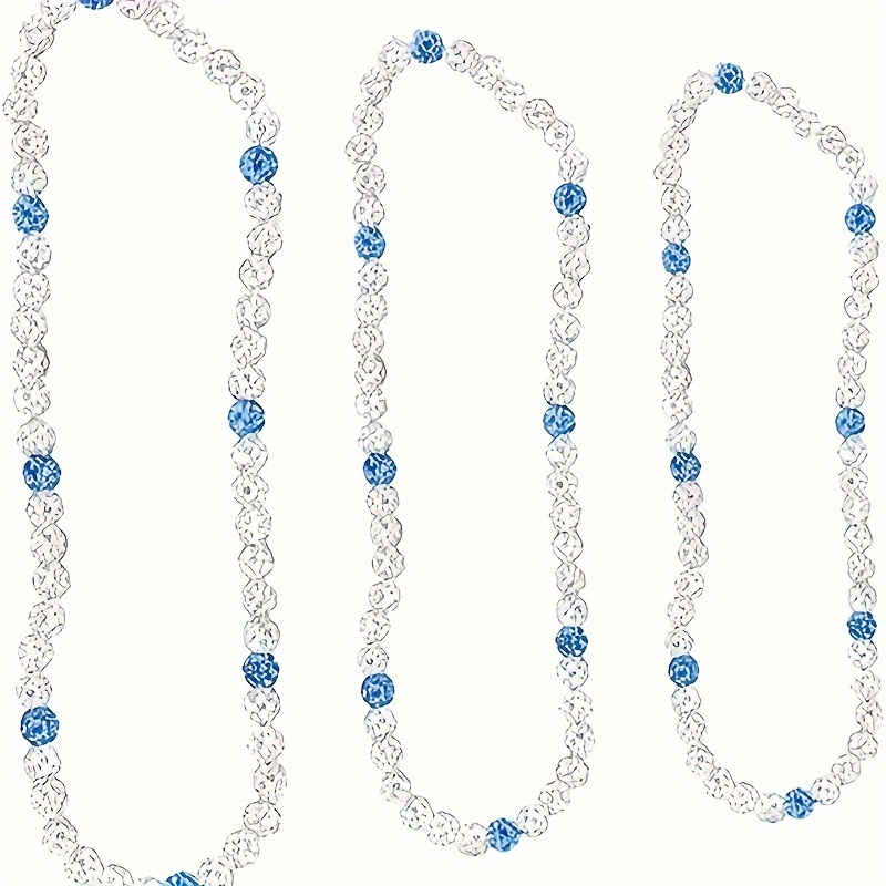 

Philadelphia Baseball Necklace With White And Blue Rhinestones, Shining Like A Badminton Feather, Suitable For Both Men And Women