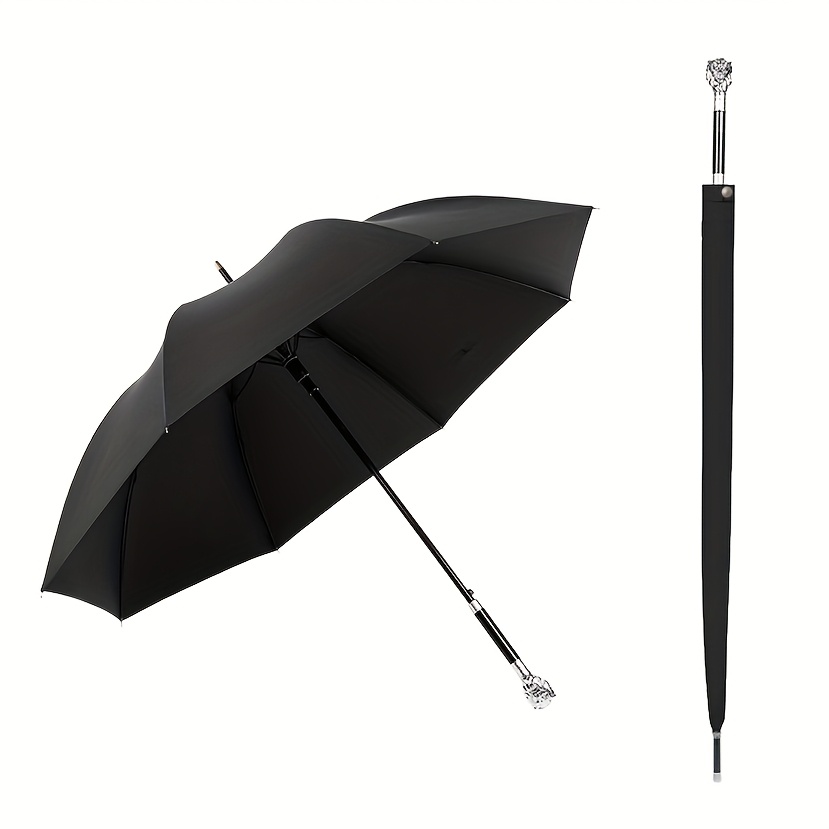 Light Luxury Design Long-handled Umbrella High-end Animal -handled Umbrella Men's Business Gift Umbrella
