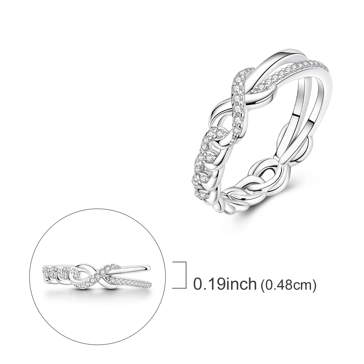 Women's Elegant Shiny Patchwork Rings Jewelry