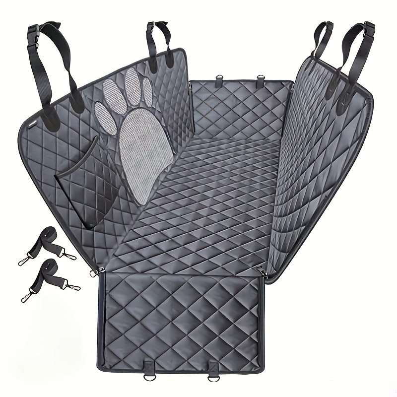 TEMU Yvdkl Pet Dog Seat Cover, Hammock, Heavy-duty Scratch Resistant, Non Slip, Durable, And Soft Pet Rear Seat Cover, 600d Thick Durable Car Seat